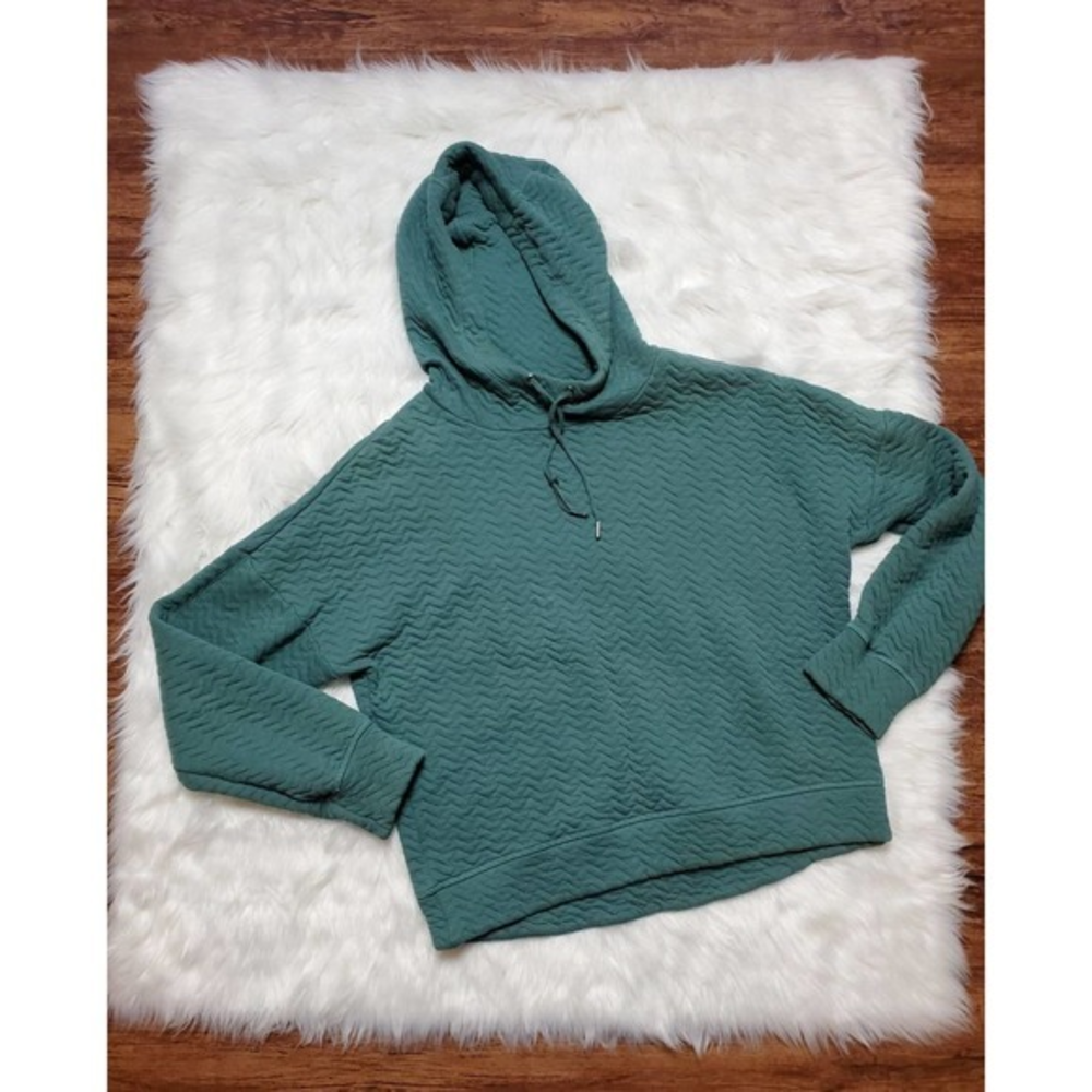 Cascade Sport Green Cropped‎ Sweatshirt Size Medium
